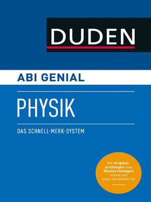 cover image of Abi genial Physik